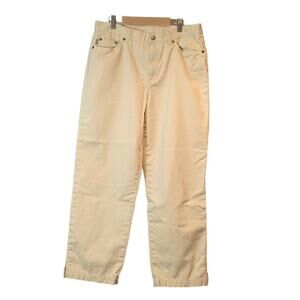 Lauren Jeans Co. Womens Size 10 Tan Twill Cotton Neutral